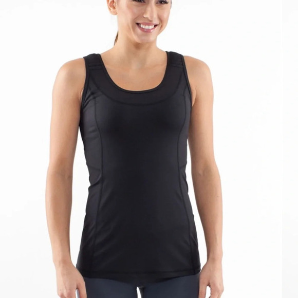 Lululemon Athletica Women’s 4 Run Stay On Course Tank Top 
Black - Picture 1 of 9